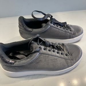 WHBM Gray with Silver Sneakers Size: 8.5